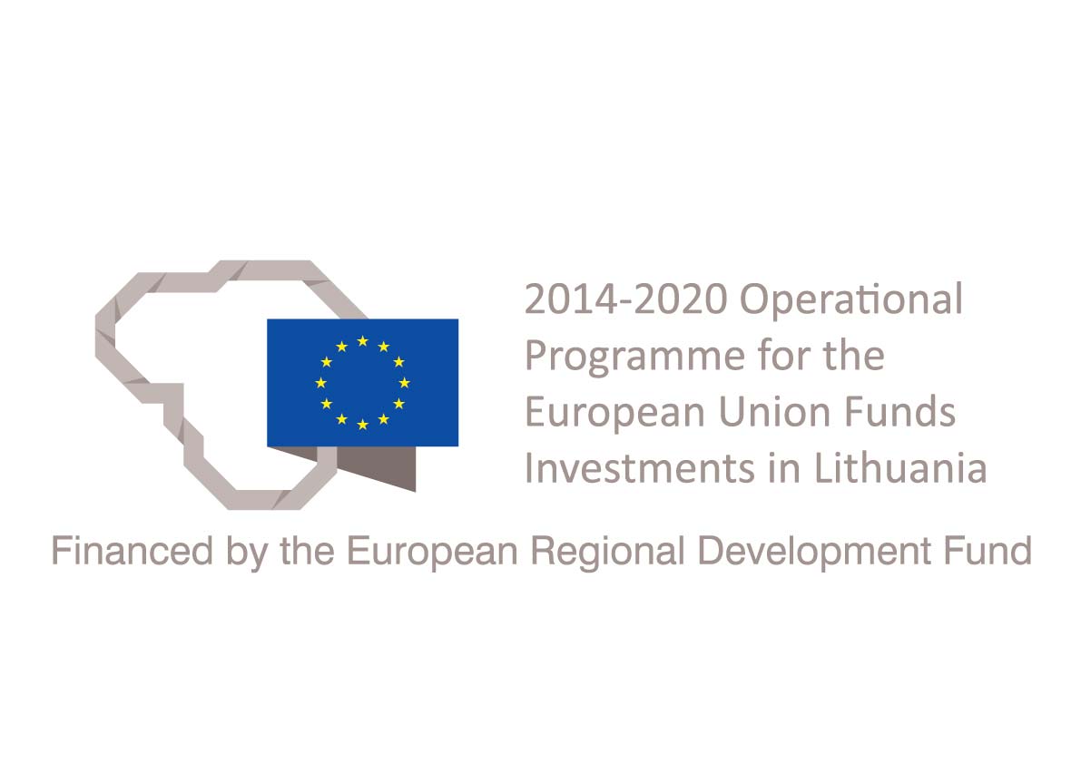 European Regional Development Fund programme mark for Lithuania